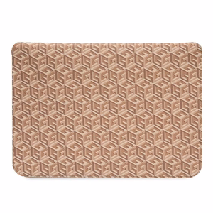 Guess GCube Stripes ümbris jaoks a 16" laptop - brown
