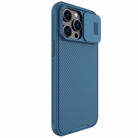 Nillkin CamShield Pro Case iPhone 14 Pro Max soomustatud kaitsekate kaamera kaitsekile sinine