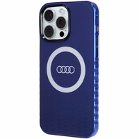 Audi IML Big Logo MagSafe ümbris jaoks iPhone 15 Pro Max - sinine