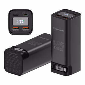 Kruger&Matz liitiumioonakupank QC ja PD-ga, 20000 mAh, 100 W