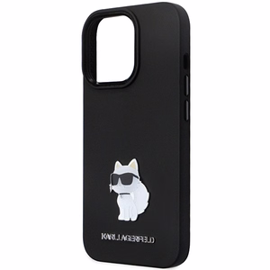 Karl Lagerfeld KLHCP13LSMHCNPK чехол для iPhone 13 Pro / 13 - чёрный Silicone C Metal Pin