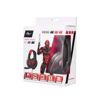 ART wire headphones gaming USB A with microphone HERO must