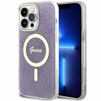 Guess GUHMP14XH4STU iPhone 14 Pro Max 6.7" lilla/lilla hardcase 4G MagSafe