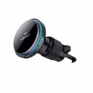 Acefast D61 magnetiline auto õhutusava hoidik Qi2 25 W juhtmevaba laadimisega, hall