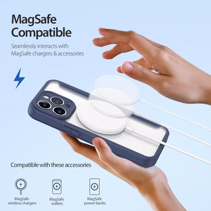 DUX DUCIS wallet case SKIN X PRO compatible with MagSafe jaoks IPHONE 14 Plus sinine