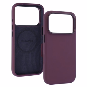 Liavec Silky ümbris metallist kaameraraamiga mudelile iPhone 18 Pro Max/17 Pro Max, lilla