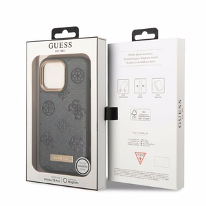 Guess GUHMP13XSAPSTG iPhone 13 Pro Max 6.7" hall/hall hardcase Peony Logo Plate MagSafe