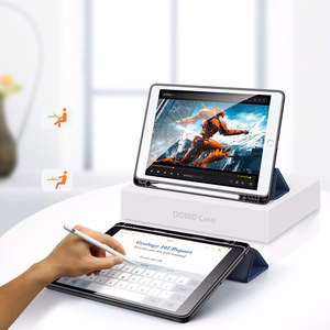 Dux Ducis Domo ümbris with flap and smart sleep jaoks iPad 7 / 8 / 9 10.2'' - sinine