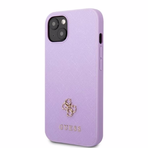 Guess GUHCP13SPS4MU iPhone 13 mini 5.4" lilla/lilla hardcase Saffiano 4G Small Metal Logo