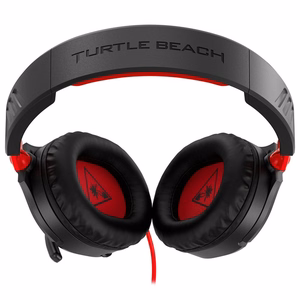 Punamustad juhtmega mikrofoniga kõrvaklapid Turtle Beach Recon 70N, 3,5 mm pistik