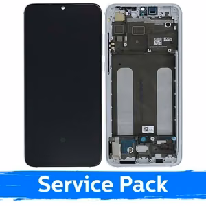 LCD дисплей для Xiaomi Mi 9 Lite с рамкой Pearl White (Service Pack)