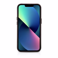 iCarer Oil Wax Premium Leather Case iPhone 14 Plus Magnetic Leather Case MagSafe Brown (WMI14220703-BN)