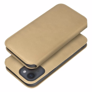 DUAL POCKET Book ümbris jaoks SAMSUNG S25 Ultra kuldne