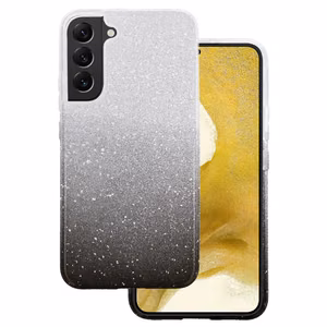 Back Ümbris BLING jaoks SAMSUNG GALAXY S22 Plus Must