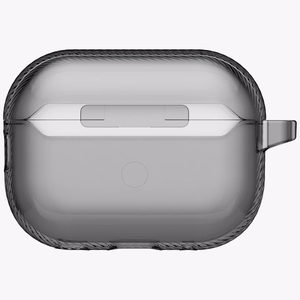 Uniq Glase Pro Ümbris jaoks AirPods Pro 3 Lock Ümbris - Läbipaistev must