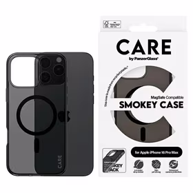CARE by PanzerGlass Flagship Ümbris iPhone 16 Pro Max 6.9" smoke/smokey MagSafe 1352