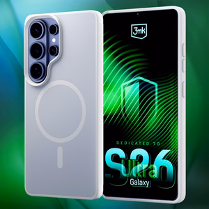 3mk Smoke MagCase ümbris Samsung Galaxy S26 Ultra jaoks - valge