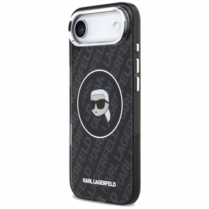 Karl Lagerfeld IML Karl Head Logo MagSafe ümbris mudelile iPhone 17 Air, must