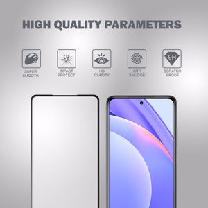 Crong 3D Armor Glass Full Glue 9H karastatud ekraanikaitseklaas seadmele Xiaomi Mi 10T Lite