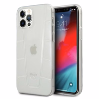 Mercedes Line ümbris iPhone 12 / iPhone 12 Pro jaoks - Läbipaistev