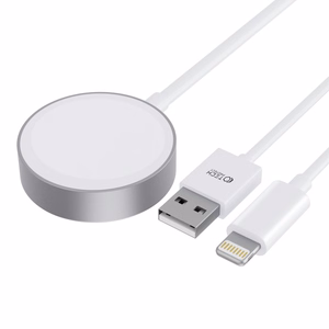 Tech-Protect UltraBoost 2 в 1 магнитное зарядное устройство с кабелями USB-C Lightning для Apple Watch 1.5м - белый