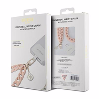 GUESS hand strap GUOUCBMC4MP (Large Chain Acrylic 4G Charms) roosa