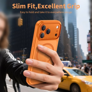 Tech-Protect Magpeak MagSafe CC Ümbris jaoks iPhone 17 Pro - Oranž