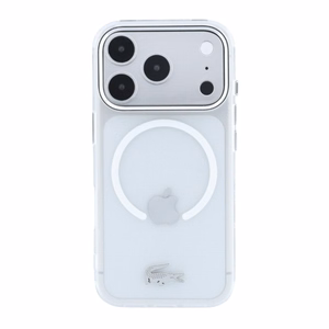 Case Lacoste IML Frosted Petit Pique Metal Logo MagSafe Apple iPhone 18 Pro