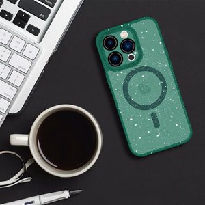 Tel Protect Magnetic Splash Frosted Ümbris jaoks Iphone 14 roheline