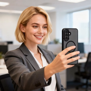 Tech-Protect Magmat MagSafe Ümbris for Samsung Galaxy A57 5G - Semi-läbipaistev