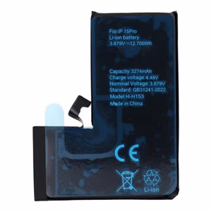POLYMER BOX battery jaoks IPHONE 15 Pro 3274 mAh