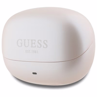 Guess Bluetooth Kõrvaklapid GUTWST88MCTGP TWS + Docking Station Roosa Capsule Printed Logo