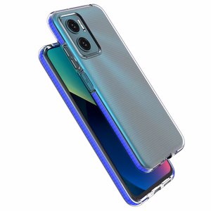 Spring Case гелевый TPU чехол с цветной рамкой для Xiaomi Redmi 10 светло-розовый