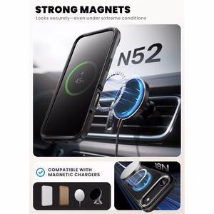 Supcase IBLSN Ares Flip Mag MagSafe Ümbris jaoks iPhone 17 Air - Must