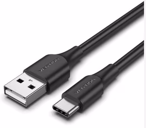 Кабель USB-C — USB 2.0 1м чёрный CTHBF Vention