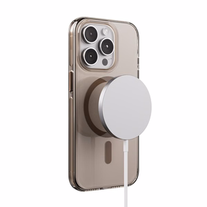 Crong Clear MAG Pro MagSafe ümbris seadmele iPhone 15 Pro, kõrbebeež