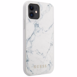Guess Marble Чехол для iPhone 12 mini 5.4" - белый