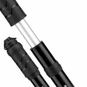 Rockbros 810PCS-HP mini käsipump jalgrattale Presta ja Schrader voolikuga, must