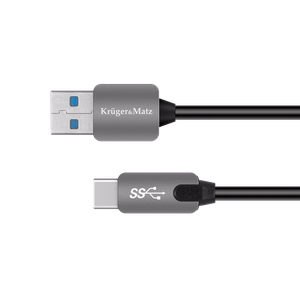 Kruger&Matz USB 3.0 pistik – USB-C pistik kaabel, 5 Gbps, 0,5 m