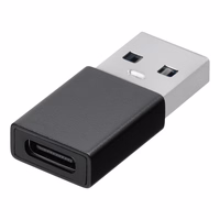 Adapter Type C to USB A 3.0 Blue Star - black