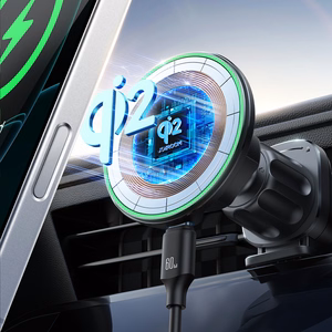 Car laadija-hoidja magnetic Joyroom JR-ZS412 Qi2 MagSafe 15W must