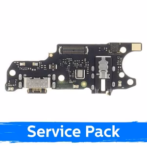 Laadimispesa seadmele Xiaomi Redmi 15C 4G / Redmi 15C 5G (+ SIM-kaardi lugeja) lintkaabliga / plaat (Service Pack)
