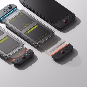 Ringke Easy Slide 2-pack Karastatud klaas jaoks Nintendo Switch 2 - Läbipaistev