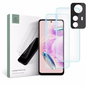 Tech-Protect Supreme Set jaoks Xiaomi Redmi Note 12S 2x Karastatud klaas jaoks display / Karastatud klaas jaoks camera