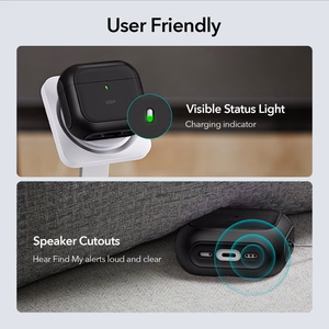 ESR Orbit Halolock MagSafe ümbris jaoks Apple AirPods 4 - must