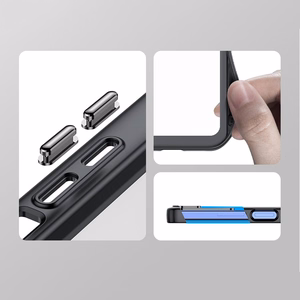 Outer Space Ümbris jaoks Xiaomi Poco X5 5G / Redmi Note 12 5G cover with a flexible frame sinine