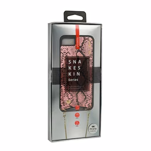 BAG - SNAKE Leather Ümbris - IPHONE XS MAX Roosa