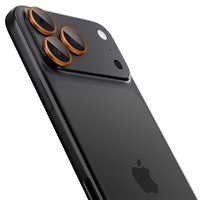 Spigen Optik Pro Camera Lens Glass jaoks iPhone 16 Pro / Max / 17 Pro / Max - Oranž