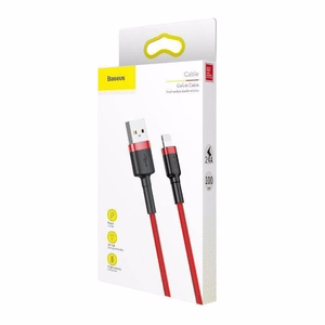 Baseus Cafule USB Lightning кабель 2,4A 0,5 м (красный)