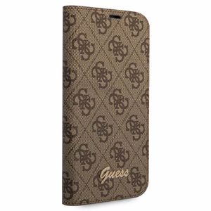 Guess GUBKP14XHG4SHW iPhone 14 Pro Max 6.7 "brown / brown book 4G Vintage kuldne Logo
